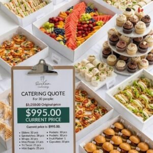 Catering Quote For 30 people