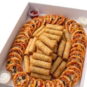 Mini Pizza &Spring Rolls